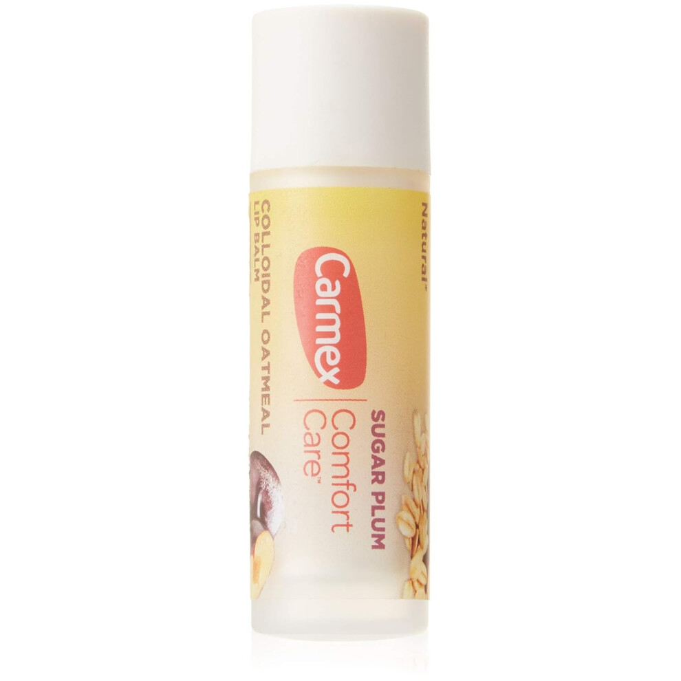 Carmex Comfort Care Colloidal Oatmeal Lip Balm  Sugar Plum