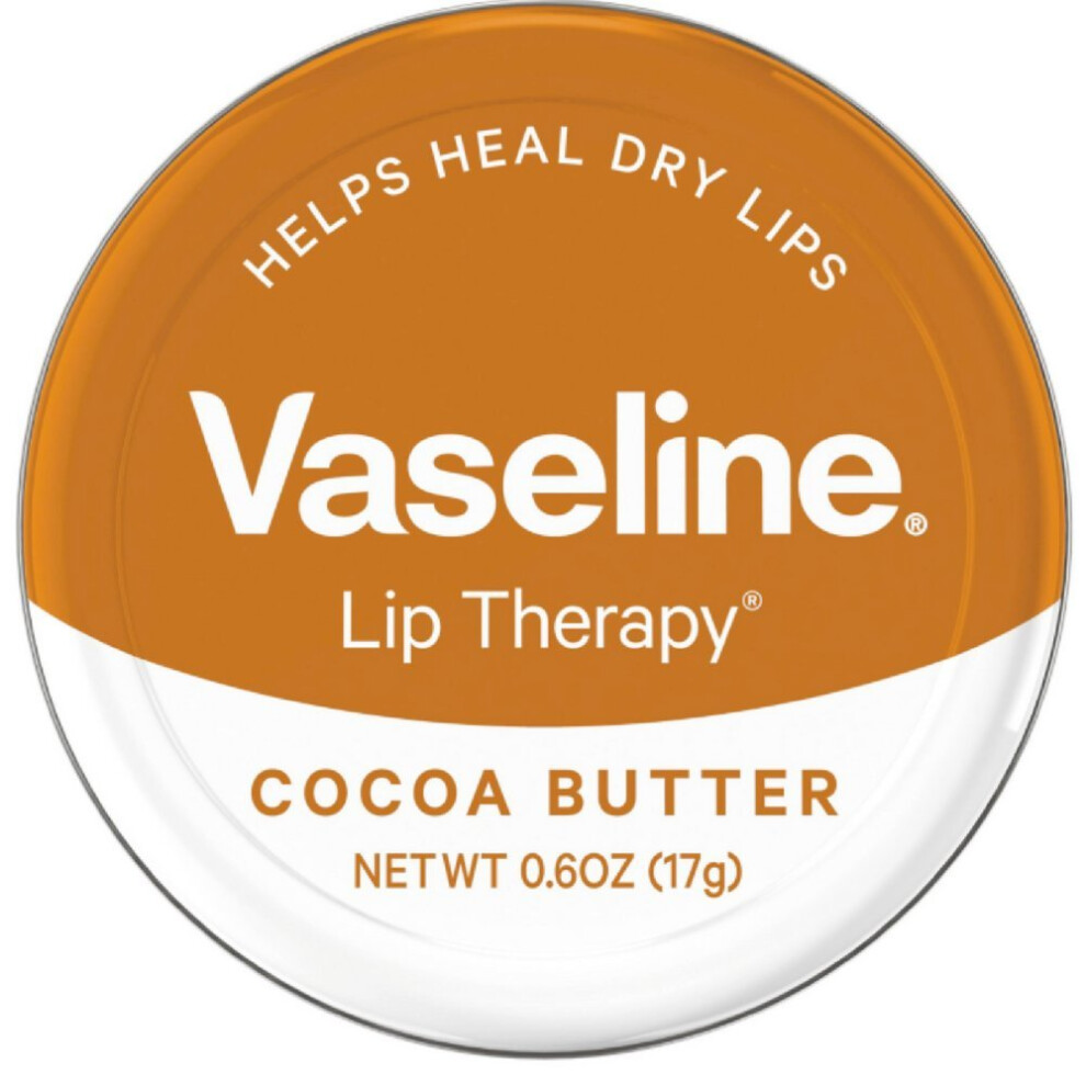 Vaseline Lip Therapy Lip Balm Tin Cocoa Butter 06 oz