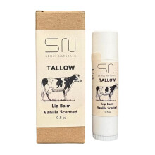 Seoul Naturals Tallow Lip Balm Vanillegeschmack k beauty 0,5 oz