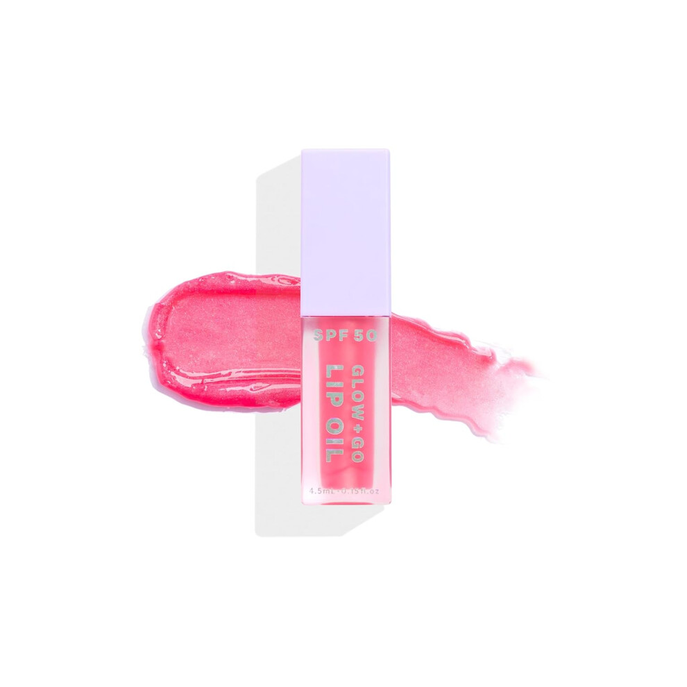Naked Sundays Spf50 Glow Go Lip Oil Lip Oil With Spf Moisturizes And Protects Lips 45Ml In Watermelon