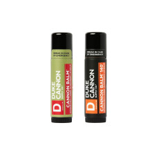 Duke Cannon Cannon Lip Balm 140 Tactical Lip Protectant Bundle SPF 30 SPF 15 Blood Orange Mint Fresh Mint Flavors 2 Pack