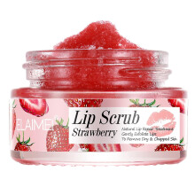 Lippenpeeling, Peeling und Feuchtigkeitscreme, Lippenreparatur fr ppige, weiche Lippen, Behandlung fr rissige, trockene und schuppige Lippen (Erdb