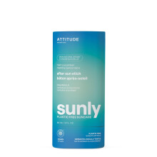 ATTITUDE After Sun Care Stick EWG-geprft, plastikfrei, beruhigt und spendet Feuchtigkeit, vegane und mineralische Formel, Minze und Gurke, 2 Fl Oz