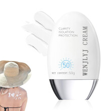 Hydrating Face Sunscreen Tinted Moisturizer with SPF50 PA+ Lightweight Facial Sunscreen Long Lasting Sunblock Soft Cream Texture Face Primer All-