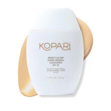 Kopari Bright as Day Sheer Mineral Sunscreen SPF 50 100% Mineral Facial Sunscreen med Vitamin C & Niacinamid Sheer Finish Alle hudtoner 1,7 oz