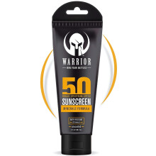 WARRIOR - VIND DINE KAMPE- SPF 50 Solcreme Lotion - 80 Minutters Vandafvisende Reef Safe Uparfumeret Lotion Non-Nao Zink & Non-NanoTitanium Solcr