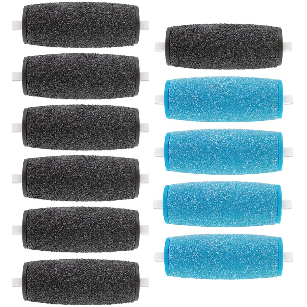 Pafowo 11 Pack Include 7 Extra Coarse 4 Regular Coarse Replacement Roller Refill Heads Compatible With Amope Pedi Electronic Foot File