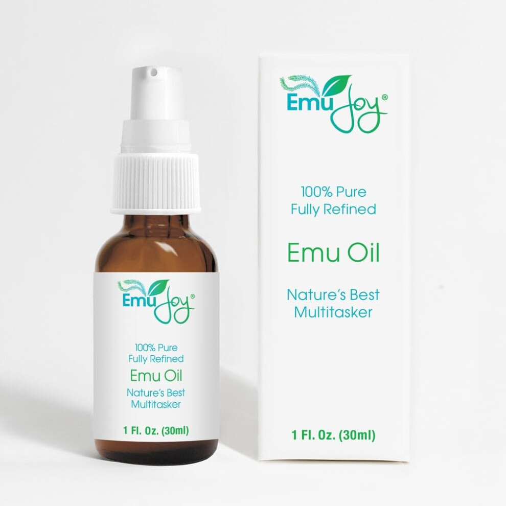 Emu Joy Emu Oil Organic  100 Pure Made in the USA  Emu Oil for Skin Face Hair and Nails Piercing Bump Oil  Tattoo Aftercare