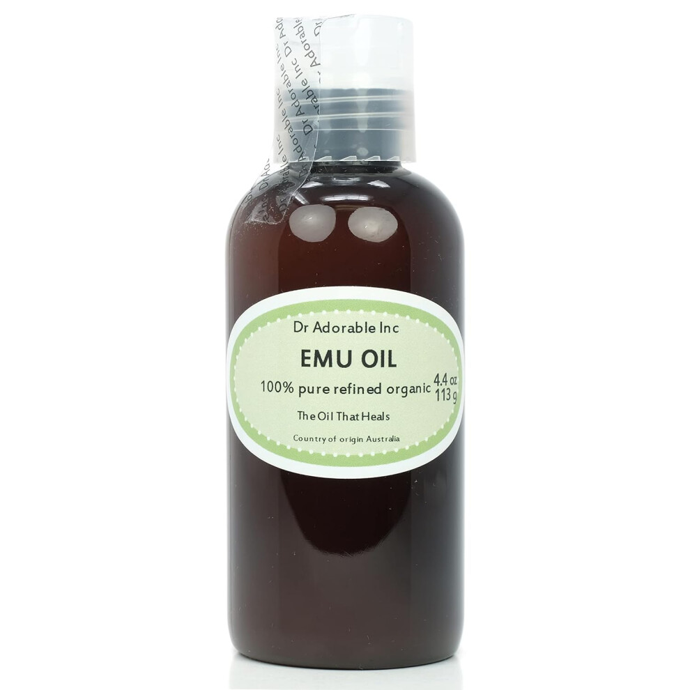 Dr Adorable 4 Oz Australian Emu Oil 100 Pure Natural Triple Refined Organic