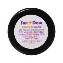 LIVING LIBATIONS Bio-Sun Dew Transdermale Vitamin-D-Creme | Natural Wildcrafted Vegan Clean Beauty (0,17 oz | 5 ml)
