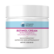 Vitamin World Retinol-Creme 100.000 IE 2 oz. Vitamin A Gesichtscreme