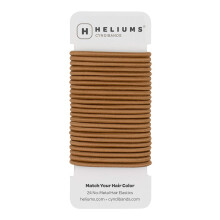 Cyndibands Elastiska Hårsnoddar - Mörk Gyllene Blonda - 4mm x 1.75 Tum Hårsnoddar - 24 Stycken
