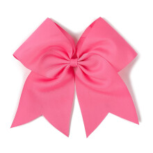 AMYDECOR 7 inch jumbo effen kleur strikken met alligator haarclips voor meisjes en vrouwen (roze)