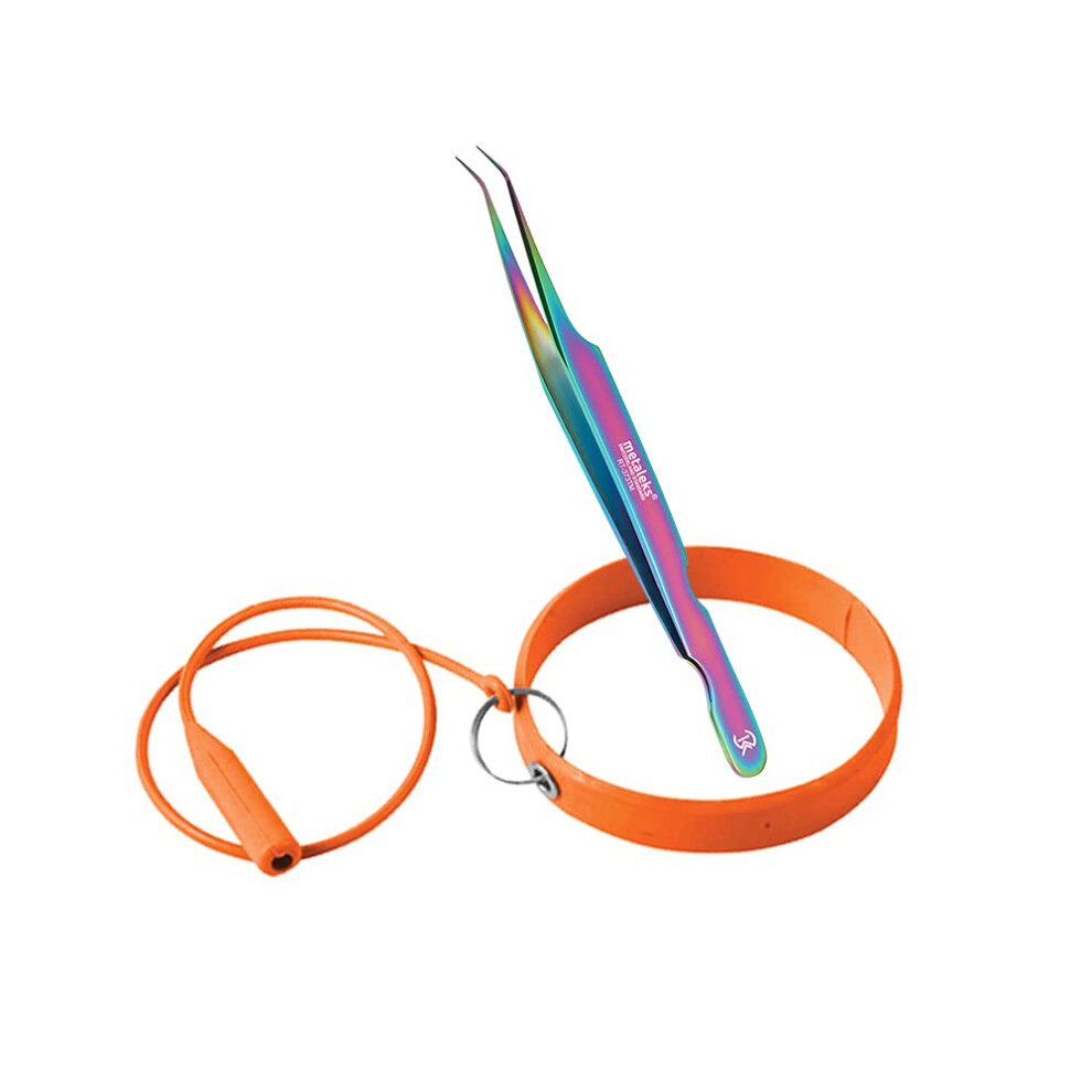 Pinzeta Na Prodluovn Ras Chrnic A Nramek Se Silikonovm Kroukem Pinzeta Chrnic I Psek Na Zpest (Oranov)-image