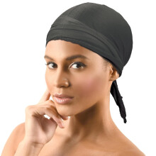 DONNA Satin Wrap  Silk Wraps  Satin Wrap for Womens Hair for Face Wash for Makeup Hair Accessories Headbands BLACK Color