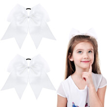 pakkausta Jumbo Cheerleading -rusettia, 8 tuuman cheerleading-hiusrusetteja, suuria cheerleading-hiusrusetteja poninh nt pidikkeell teini-ik isi