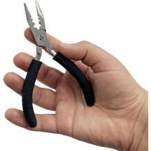 Professionele 3-Hole Haarverlenging Pliers 5" - RVS Micro & Nano Ring Bead Sluiter & Verwijder Tool