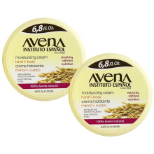 Avena Instituto Espaol Moisturizing Cream Hand & Body Revitalizes and Protects your Skin 2-Pack Of 6.8 FL Oz each 2 Jars