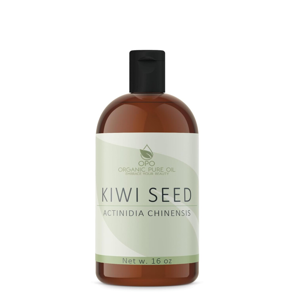 Opo Kiwi Seed Oil 16 Oz Pure All Natural Cold Pressed Unrefined Kiwi Oil Perfect For Hair Skin Scalp Body Care Moisturizer