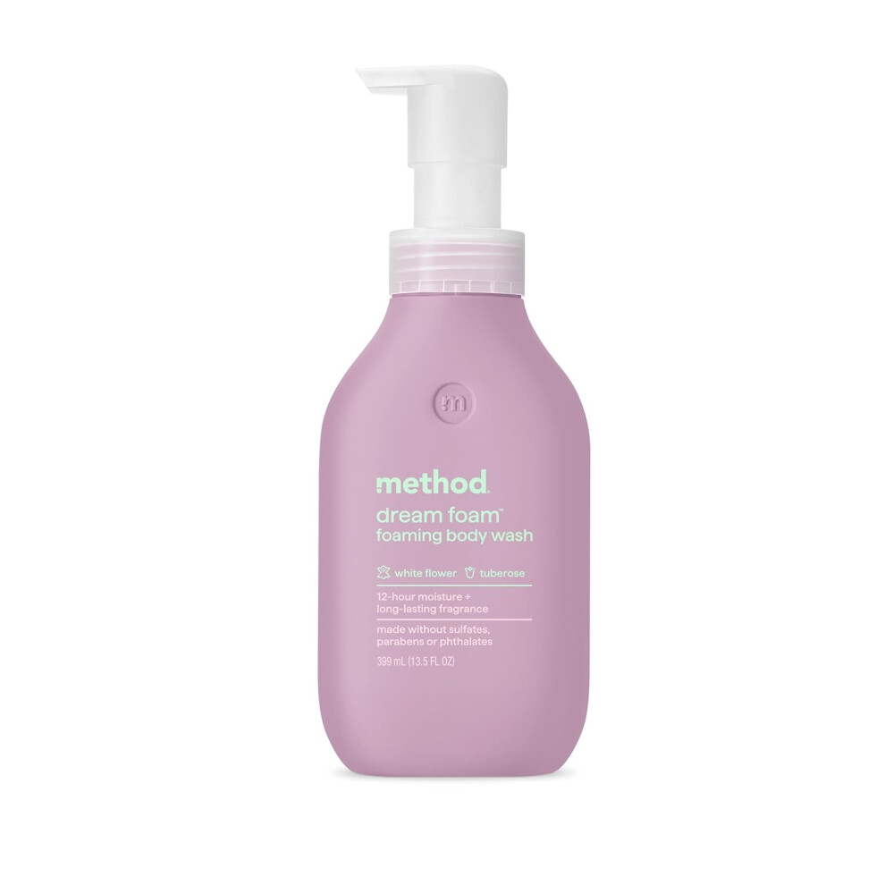 Method Dream Foam Foaming Body Wash White Flower  Tuberose 135 oz