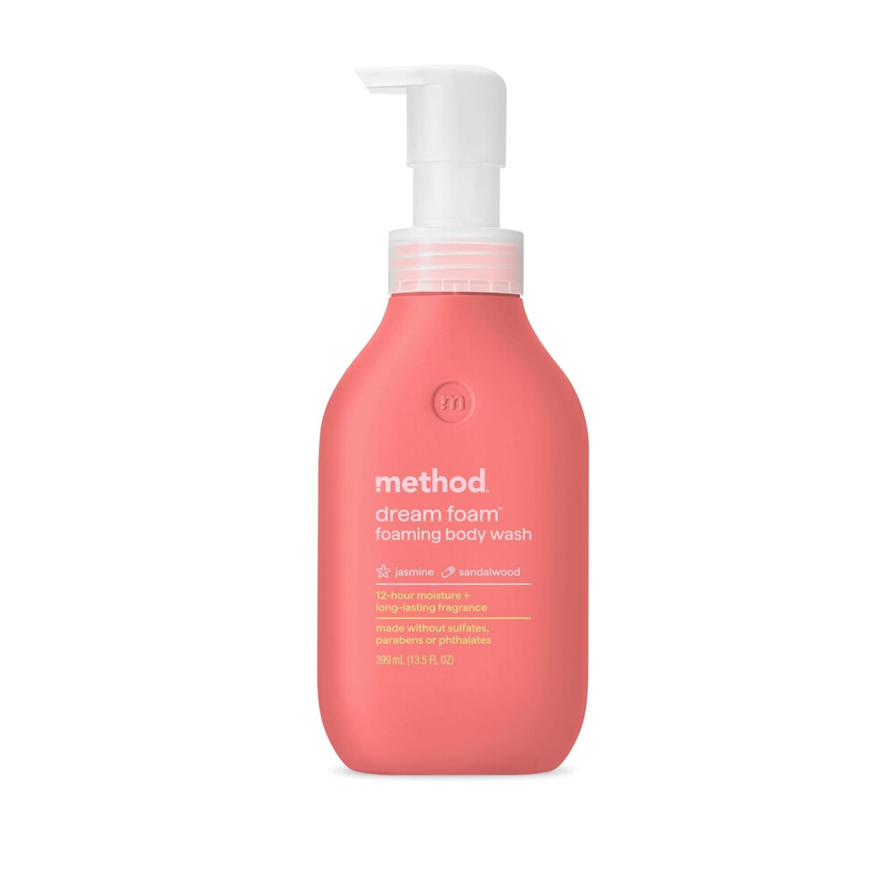 Method Dream Foam Foaming Body Wash Jasmine  Sandalwood 135 oz-image-OPC-PGJ7RZP-NEW