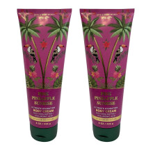 Bath & Body Works Ultieme hydratatie bodycrme voor vrouwen 8 Fl Oz 2-pack (8 Ounce (pak van 2) Pink Pineapple Sunrise)