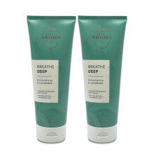 Bath & Body Works - Aromatherapie - Breathe Deep Eukalyptus & Lavendel - Ultimate Hydration Body Cream - 2er-Pack 8oz