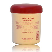 Dinur Cosmetics Revitalin Mask for Normal/Dry Skin Nourishing & Hydrating Facial Treatment Reduces Fine Lines & Wrinkles 16 oz. 450 ml.