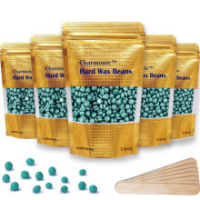 Charmonic 500g Perles de Cire, Cire Dure pour Épilation du Visage, Sourcils, Brésilien, Jambes et Bikini