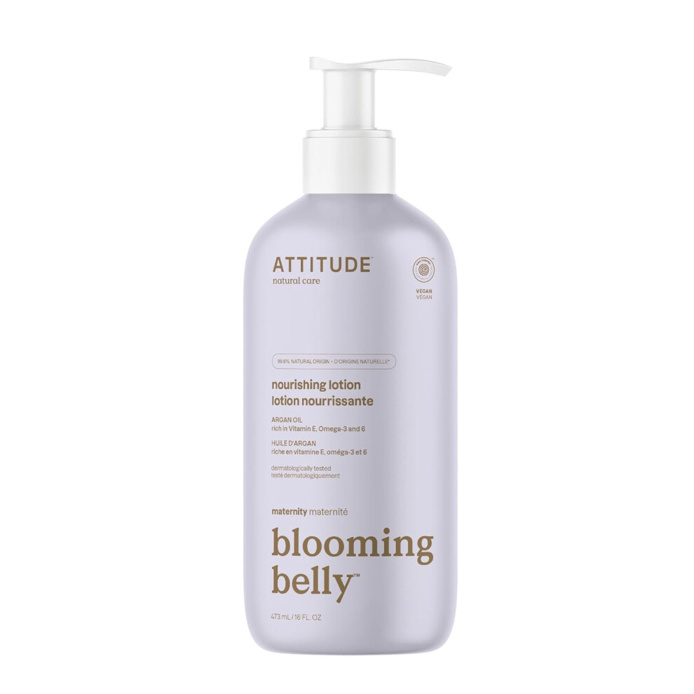 Attitude Pregnancy Nourishing Body Lotion Ewg Verified Dermatologically Tested Plant And Mineralbased Vegan Maternity Products Argan Oil 16 Fl Oz