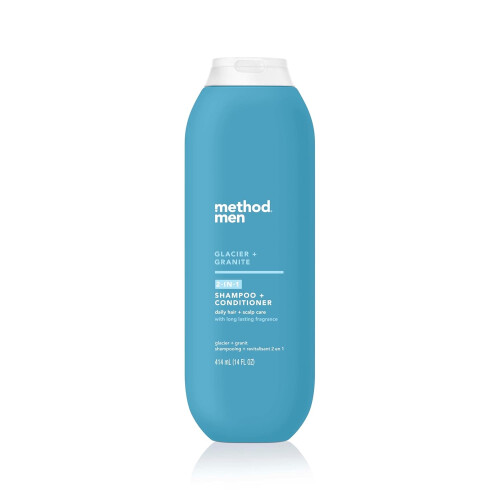 Method Method Men 2-i-1 Shampoo + Conditioner Glacier + Granit 14 oz