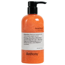 Anthony Ansiktskrubb, 16 Fl Oz, Innehåller Aloe Vera, Sand, Alger, Kamomill, Vitamin C, Svalkar, Skyddar, Fräschar upp