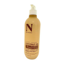 Dr. Natural 2-in-1 Shampoo en Conditioner - Versterk en Voeg Glans Toe aan Haar - Vochtinbrengende Frizz Controle - Kokosolie - 16 oz