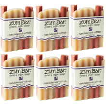 Indigo Wild Zum Bar Getmjölk Tvål - Sandelträ-Citrus - 3 oz (6 Pack)
