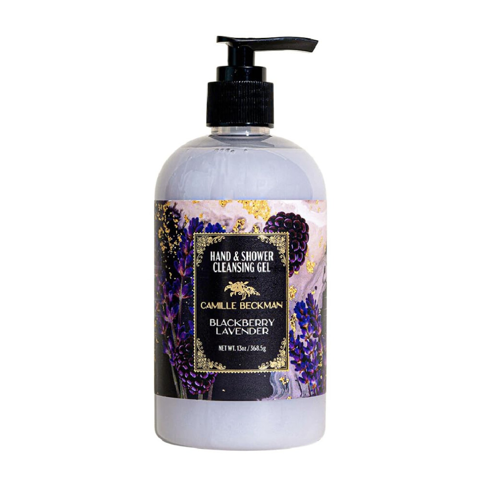Camille Beckman Lavender Hand And Shower Cleansing Gel Blackberry 13 Ounce