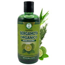 HIGH SUPREME Schampo organisk bergamott (16,9 fl oz) med aloe vera & rosmarin SHAMPOO ORGANICO BERGAMOTA con Sabila & Romero Cont. netto. 500 ml