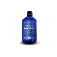 SimplyZen Tea Tree Oil Body Wash Soap With Peppermint And Aloe Vera - Helps Body Odor Ringworm & Skin Irritations (1)