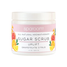 SpaRoom volledig natuurlijke aromatherapie Shea Butter en ruwe suiker Hydraterende en exfolirende bodyscrub 16 oz Uplift- Grapefruit en citrus e