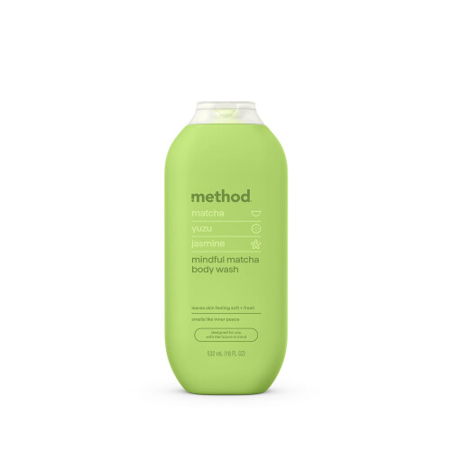 Method M   thode Body Wash Mindful Matcha Matcha + Yuzu + Jasmine Notes 18oz