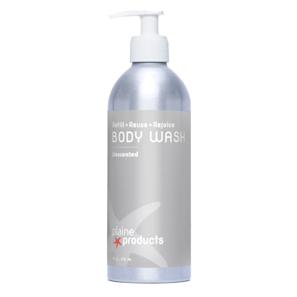 Fun Af Products (All),Fun Af Products - Juicy Af Plaine Products Refillable Unscented Body Wash 16 Oz Original With Pump