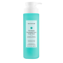 Naturium The Purifier Niacinamide Serum Body Wash Reinigende en hydraterende gel-serum Dermatologisch getest Parabenen en dierproefvrij 16,9 oz