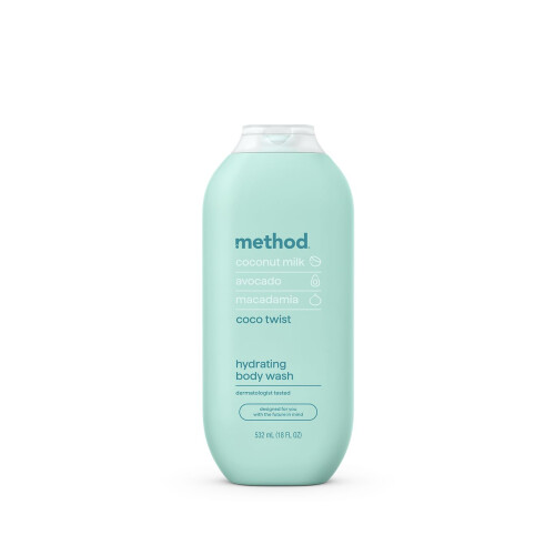 Method Method Body Wash Coco Twist Coconut Milk  Avocado  Macadamia notes 18oz