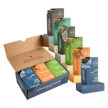 Crate 61 Handmade in Canada Plant Based Cold Process Natural Bar Soap With Premium Essential Oils Dry Skin Pack of 6 (For Him)