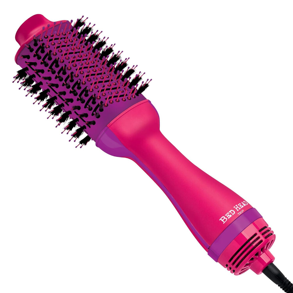 Bed Head One Step Volumizer and Hair Dryer  Dry Straighten Texture Style in One Step Pink