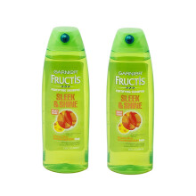 Garnier Fructis Shampoo Sleek & Shine 384ml (2 Stück) für frizziges/trockenes Haar