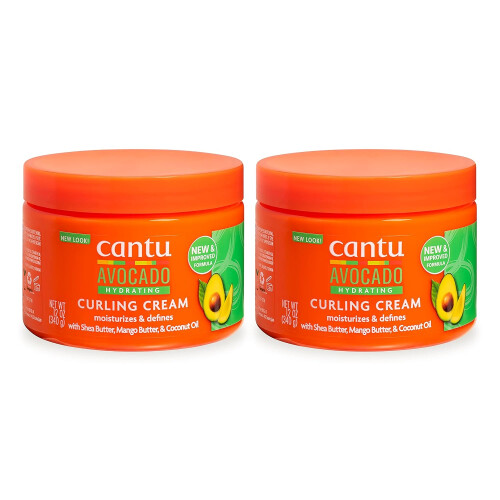Cantu Cantu Avocado Hydrating Curling Cream, 12 oz (2-pack)