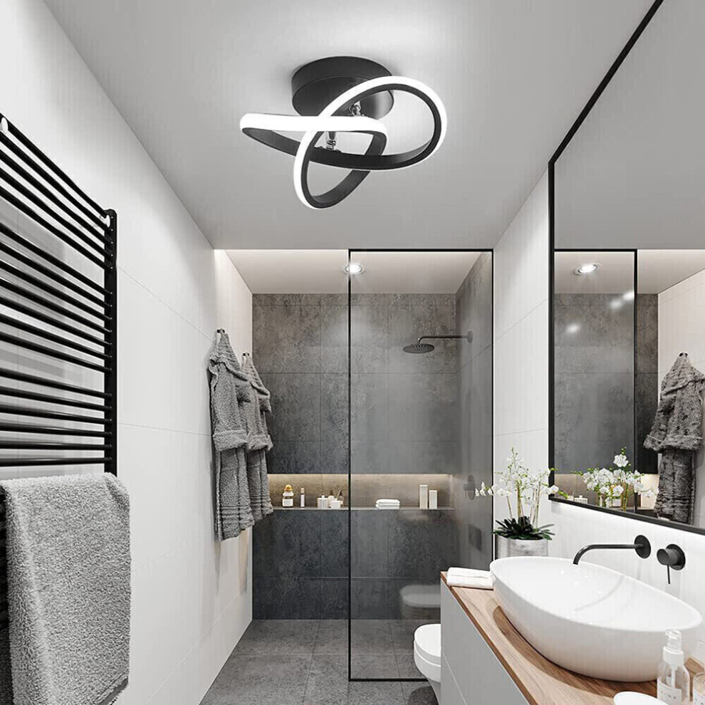 MDSRJONE Lampe LED Plafonnier Chandelier Moderne Living Room Bedroom Suspension Light, COOL WHITE