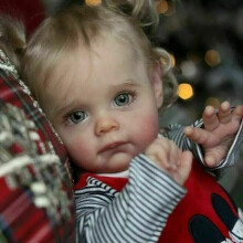 23" Cute Girl Reborn Baby Doll Morbido Vinile Neonato Real Lifelike Giocattolo Toddler Regalo