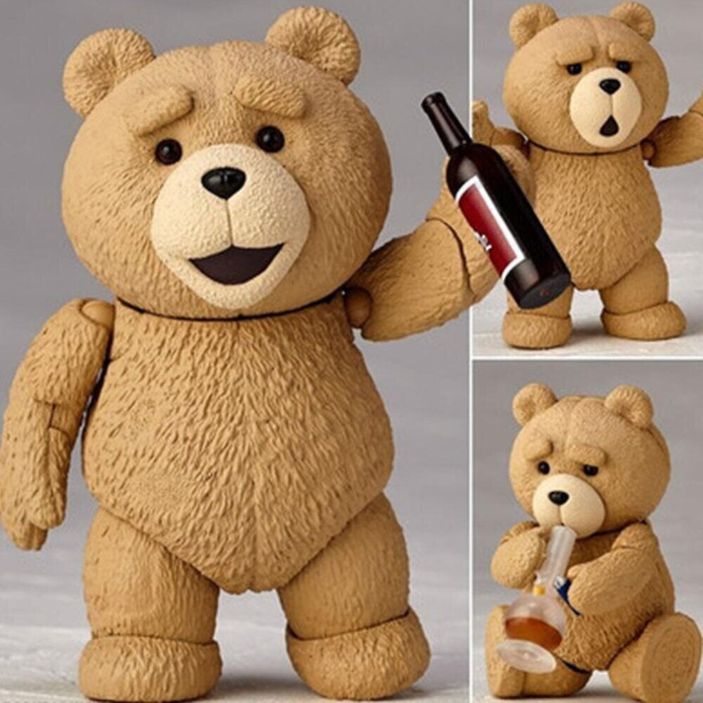 Anime Ted 2 Teddy Bear Dirty Bear Jointed Action Figure Regalo Con Scatola Nuovo Regalo-image