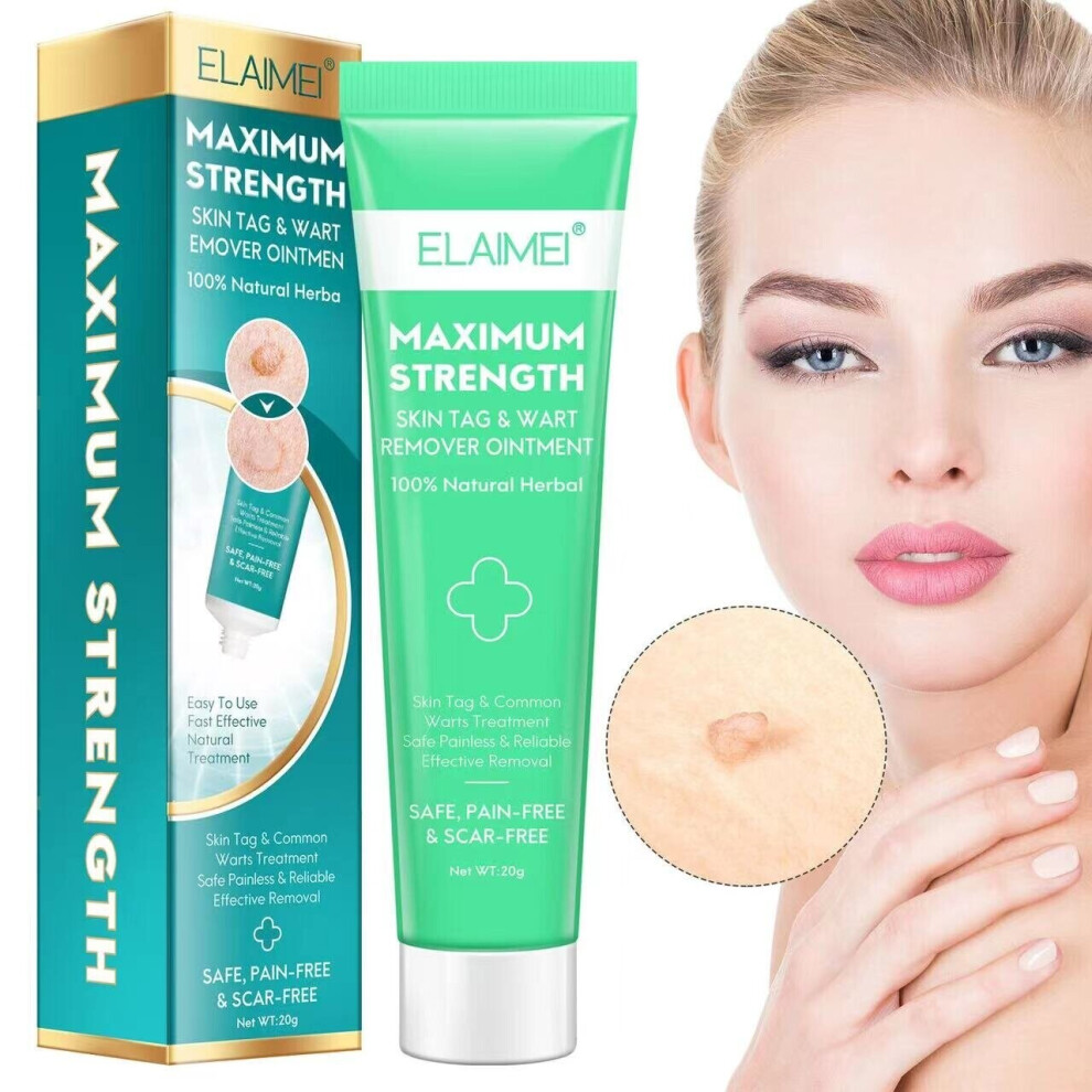 STRONG SKIN TAG REMOVER Cream NATURAL TREATMENT MOLES WARTS & TAGS